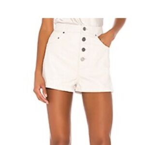 L'Academie Lucas Leather Shorts